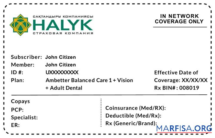 Downloadable Kazakhstan health insurance card download for verification